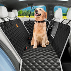 Pecute Car Mats Cat Scratch Fabric Material Black Diamond Check Lychee Patterned