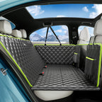 Pecute 2025 Upgrade Dog Car Seat Cover&Extender&Barriers 3 in 1 Up to 150kg