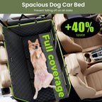 Pecute 2025 Upgrade Dog Car Seat Cover&Extender&Barriers 3 in 1 Up to 150kg