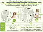 Pecute Cat Carrier Dog Backpack Expandable (Khaki)