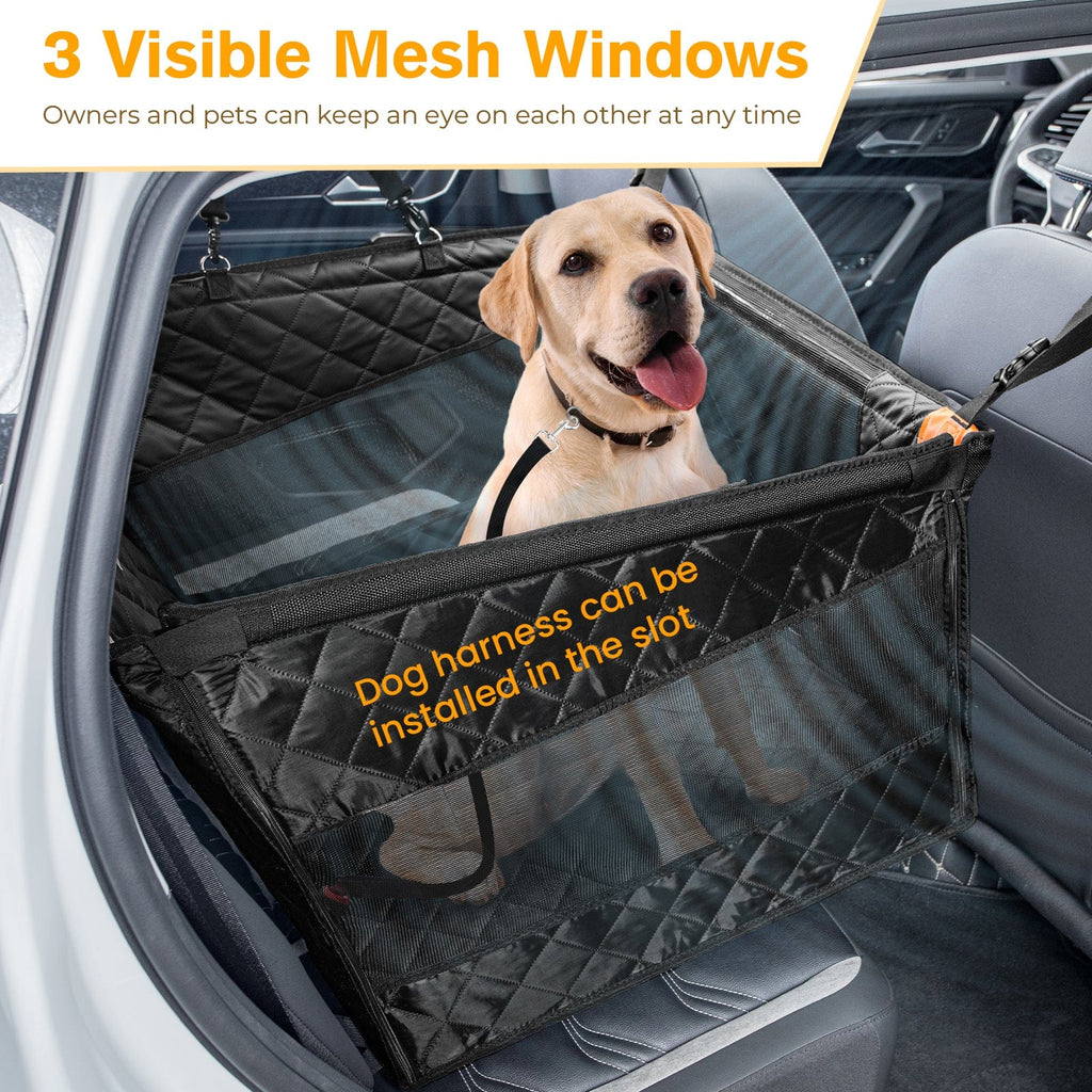 Pecute Extra Stable Dog Car Seat Reinforced for Medium and Large Dogs