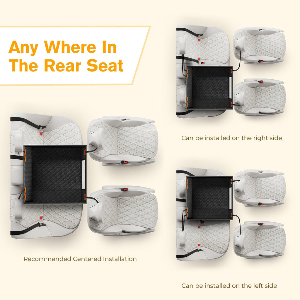 Pecute Extra Stable Dog Car Seat Reinforced for Medium and Large Dogs