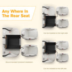 Pecute Extra Stable Dog Car Seat Reinforced for Medium and Large Dogs