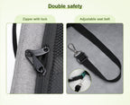 Pecute Cat Carrier with Wheels Steel Wire Frame Trolley Handbag Bag Stroller