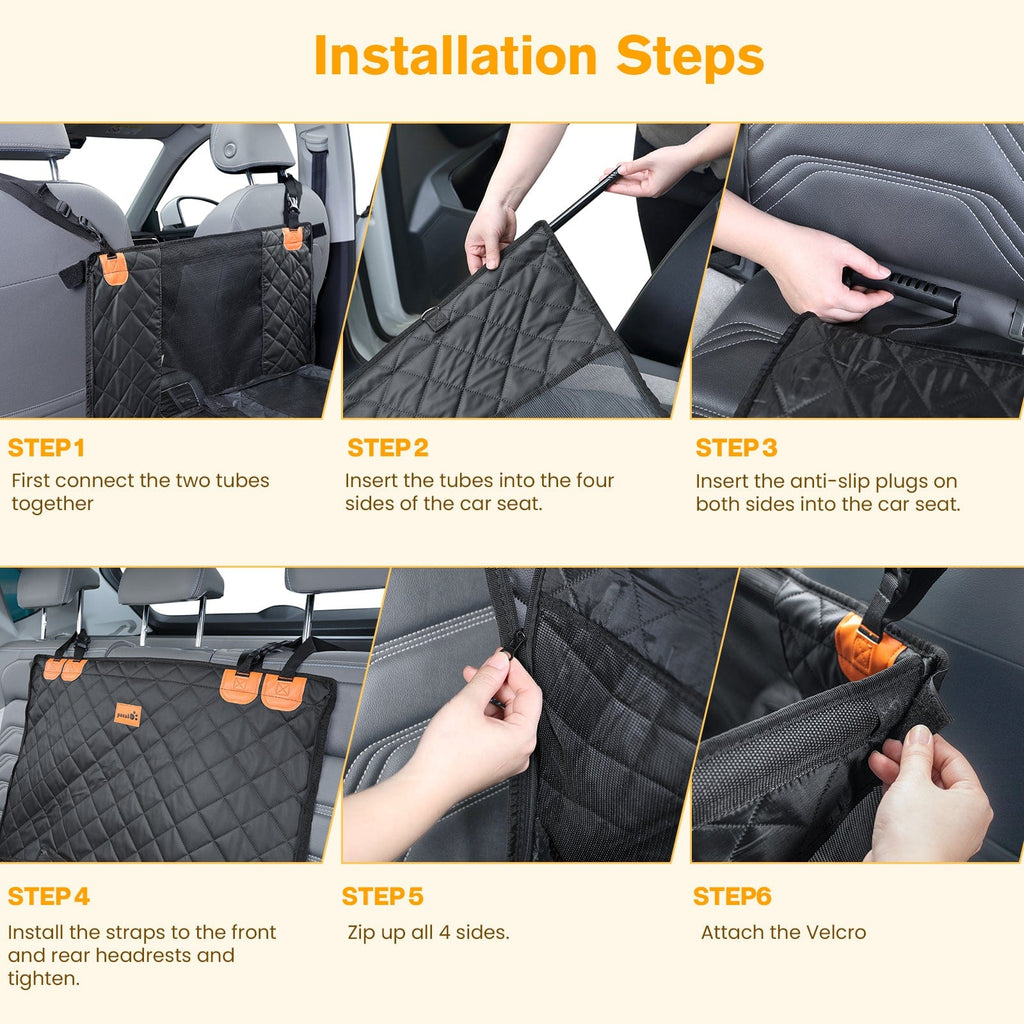 Pecute Extra Stable Dog Car Seat Reinforced for Medium and Large Dogs