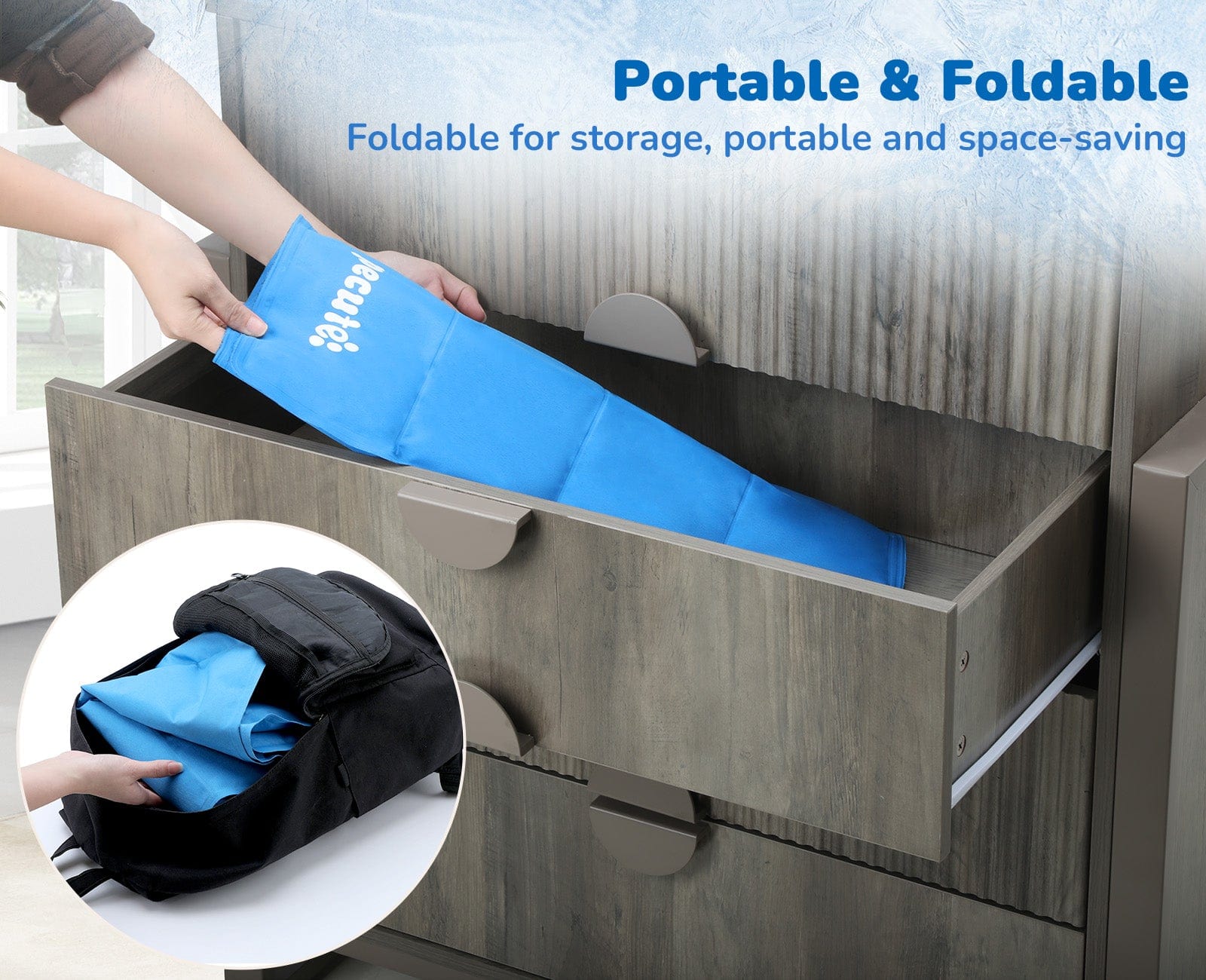 Pecute M-XL Dog Cooling Mat with Pillow