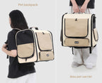 Pecute Hardtop Widened Pet Carrier Backpack Dog Backpack