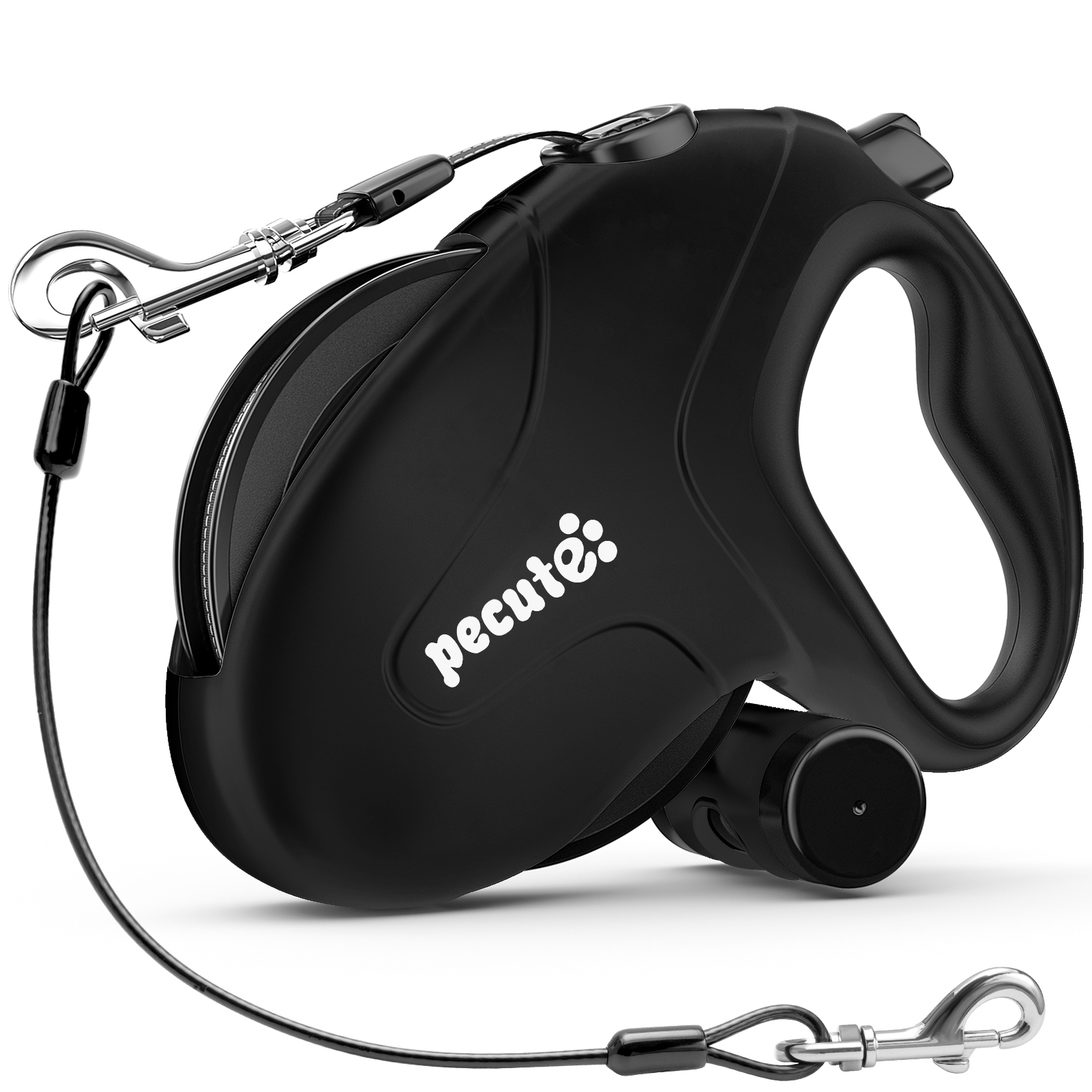 Pecute 10m/32ft Retractable Dog Leash with Reflective Strips with  Poop Bag