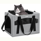 Pecute Cat Carrier Handbag Stable Breathable and Portable for Travel and Outing