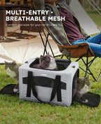 Pecute Cat Carrier Handbag Stable Breathable and Portable for Travel and Outing