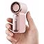 Gaiatop Portable Handheld Mini Fan, 6 Speeds 16900 RPM High Velocity Personal Fan with LED Display, USB Rechargeable, Mini Fan with Lanyard for Makeup, Travel, Outdoor Fan for Women Girl Gift, Pink