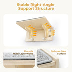 Pecute Wood Wall-Mounted Cat Climbing Shelf