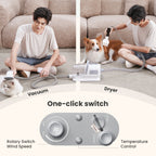 Pecute 7-in-1 Dog Grooming Vacuum&Dryer for Shedding Grooming