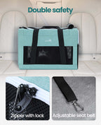 Pecute Airline Approved Cat Carrier Handbag Extra Stable Built-in Frame