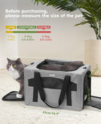 Pecute Cat Carrier Handbag Stable Breathable and Portable for Travel and Outing