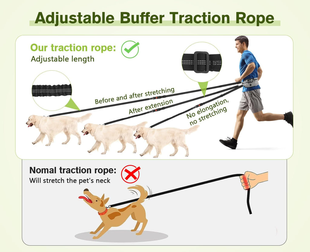 Pecute Hands Free Dog Leash