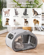 pecute Cat Cooling House Dog House with Cooling Mat
