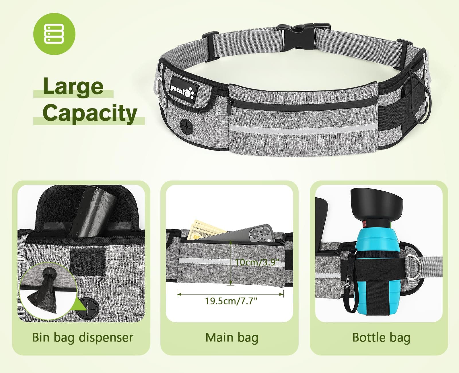 Pecute Hands Free Dog Leash