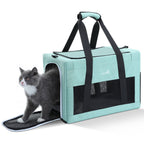 Pecute Airline Approved Cat Carrier Handbag Extra Stable Built-in Frame