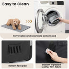 Pecute Portable Dog Car Carrier Crate Transportation Carrier Light Weight