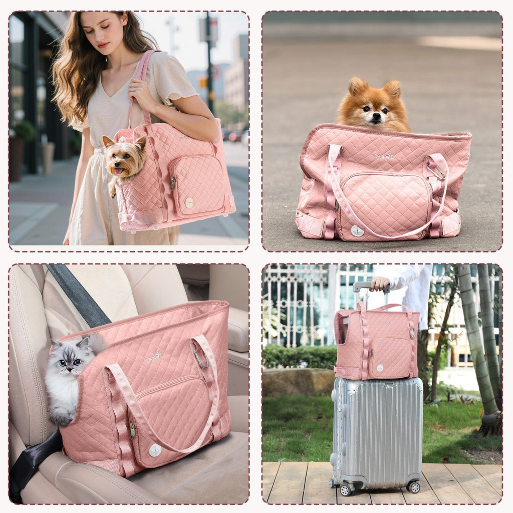 Pecute Dog Purse Carrier Lightweight for Small Dogs Puppies Tote Bag Dog Carrier