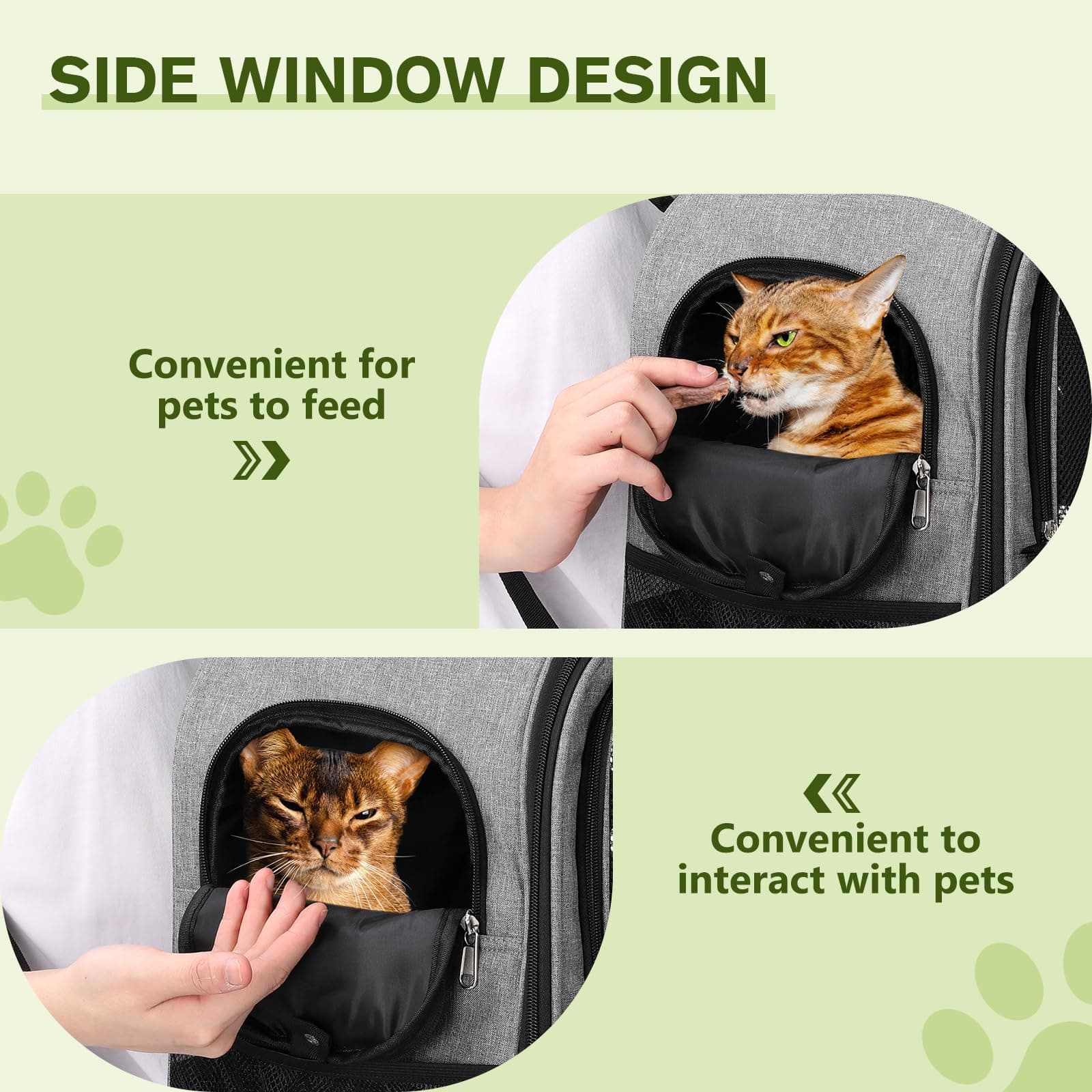 Pecute Small Pet Carrier Backpack for Cats and Puppies