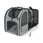 Pecute Cat Carrier Dog Backpack Expandable (Grey) - As Seen on TV