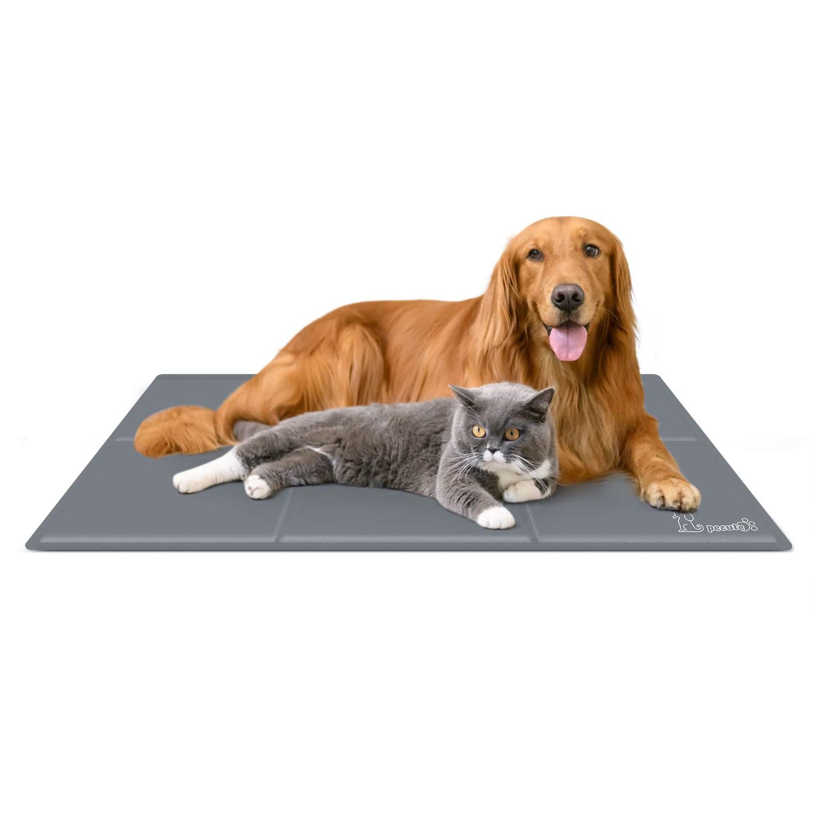 Pecute XS-XXL Dog Cooling Mat Grey