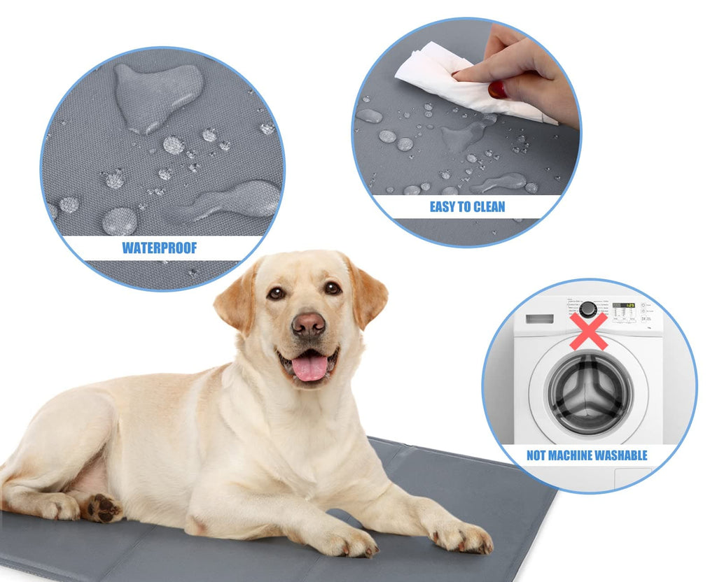 Pecute XS-XXL Dog Cooling Mat Grey