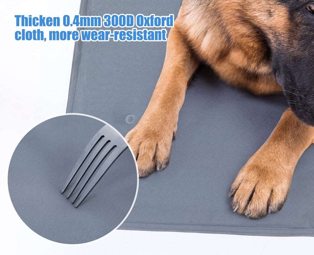 Pecute XS-XXL Dog Cooling Mat Grey
