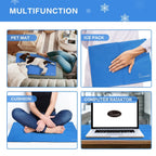 Pecute XS-XXL Dog Cooling Mat Blue