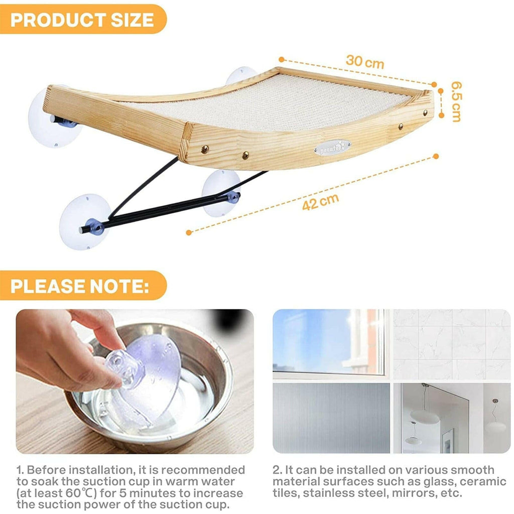 Pecute 2 in 1 Cat Window Perches