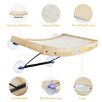 Pecute 2 in 1 Cat Window Perches