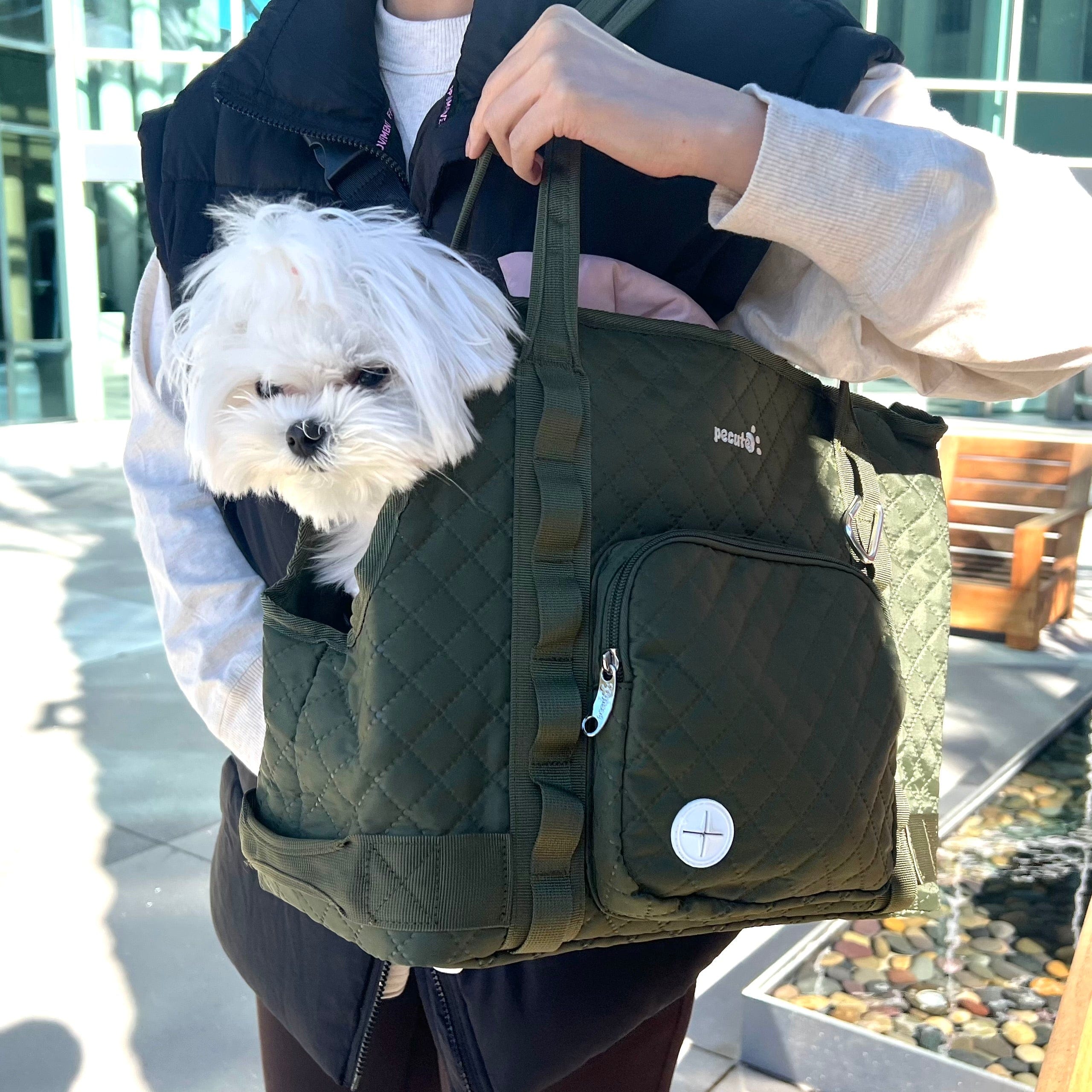 Pecute Dog Purse Carrier Lightweight for Small Dogs Puppies Tote Bag Dog Carrier