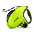 Pecute 10m/32ft Retractable Dog Leash with Reflective Strips with  Poop Bag