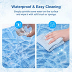 Pecute M-XL Dog Cooling Mat Ice Cracks